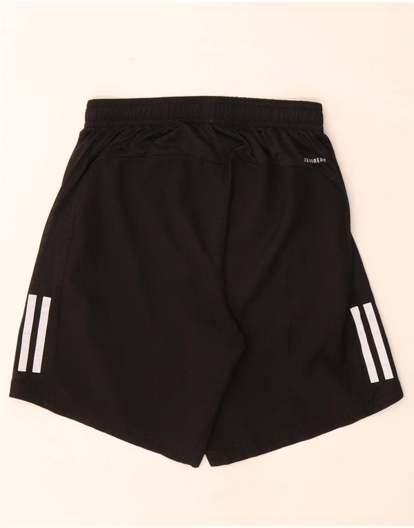 ADIDAS Boys Sport Shorts 6-7 Years XS Black Polyester