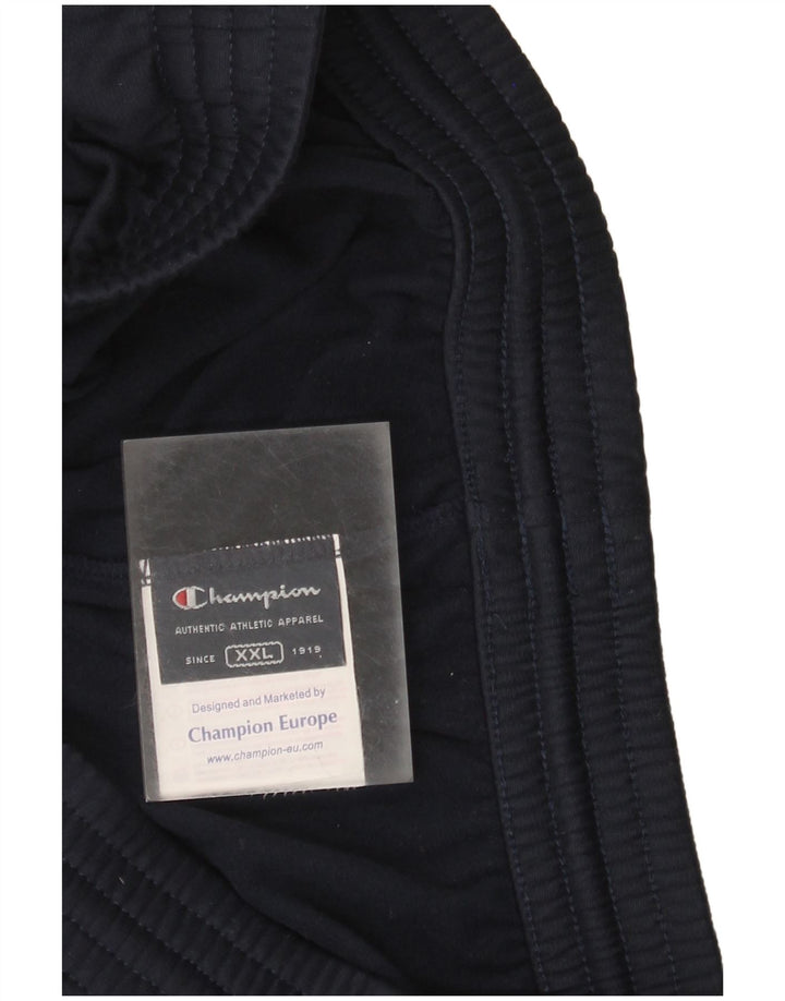 Męskie spodnie dresowe Champion, 2XL, granatowe, poliestrowe