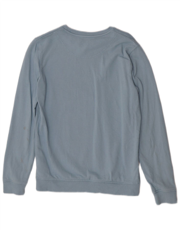 Bluza chłopięca Lyle & Scott z grafiką, 12-13 lat, niebieska, bawełniana