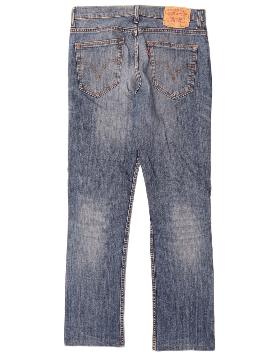 Męskie jeansy slim fit Levi's W32 L30 Niebieskie bawełniane