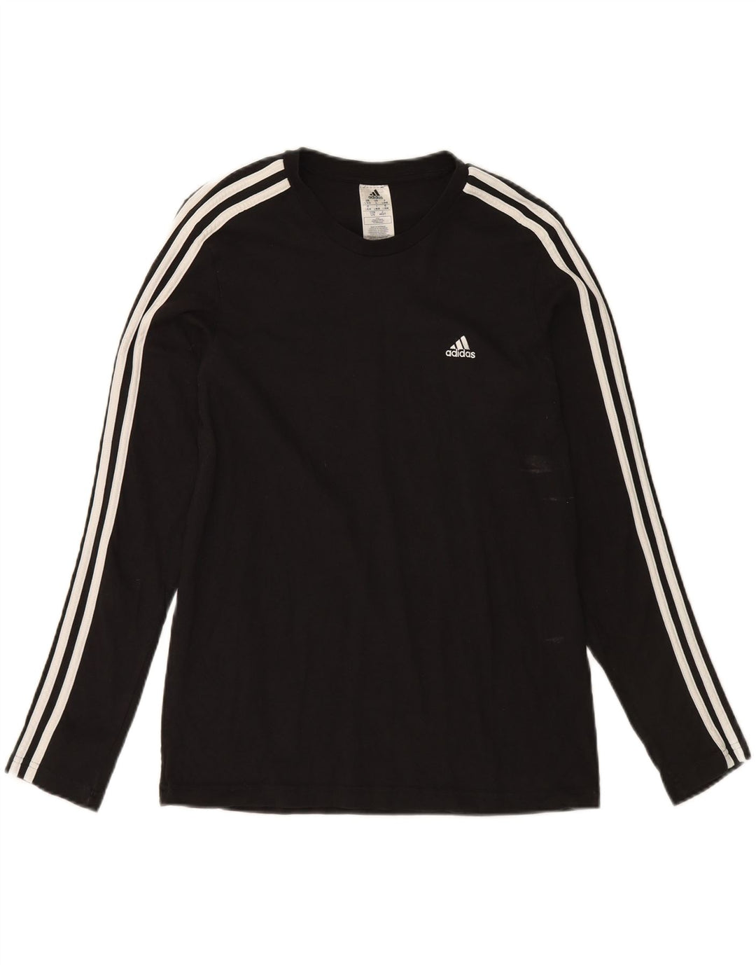 Damski top ADIDAS z długim rękawem, UK 16/18, duży, czarny, bawełniany