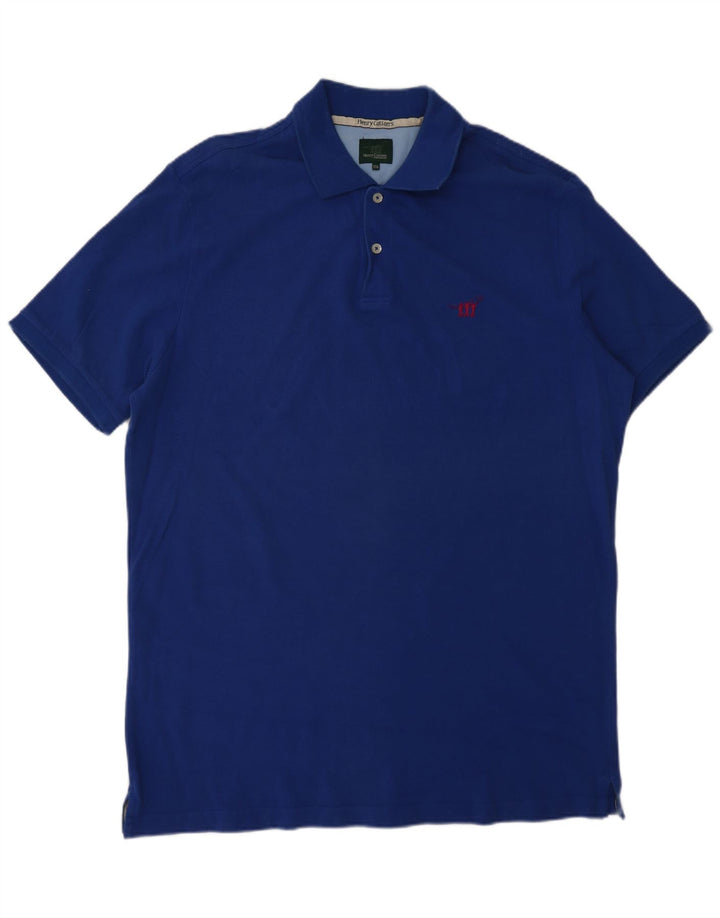 Męska koszulka polo Henry Cottons 2XL, niebieska bawełna