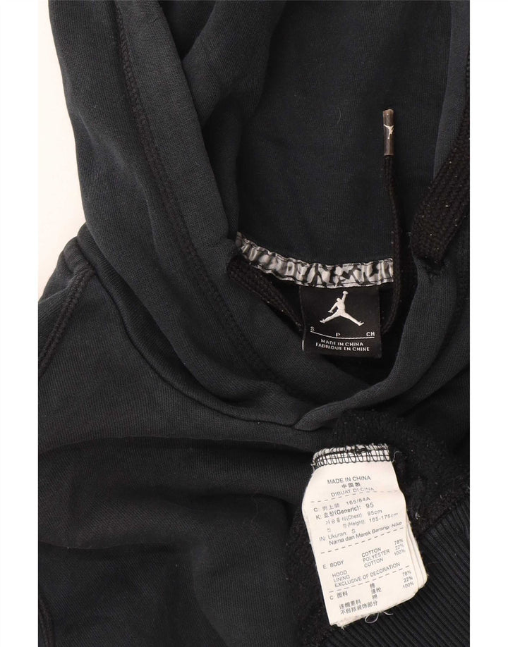 Męski sweter z kapturem Jordan, mały, granatowy, bawełniany