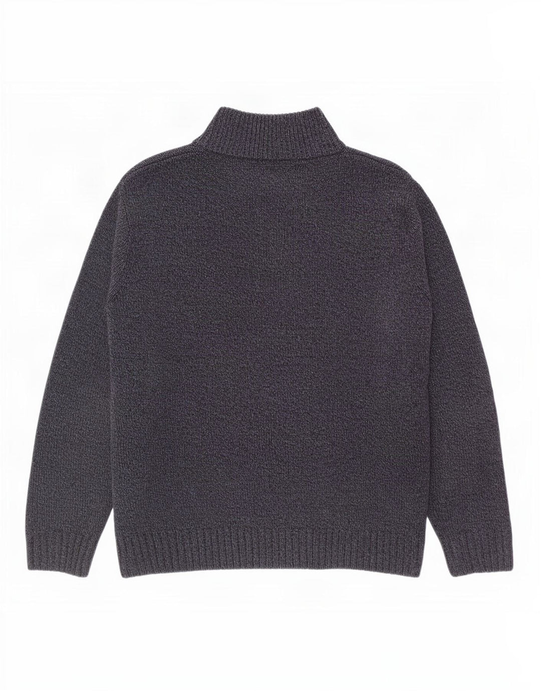 Marks & Spencer Męski sweter zapinany na guziki, duży, granatowy, nakrapiany