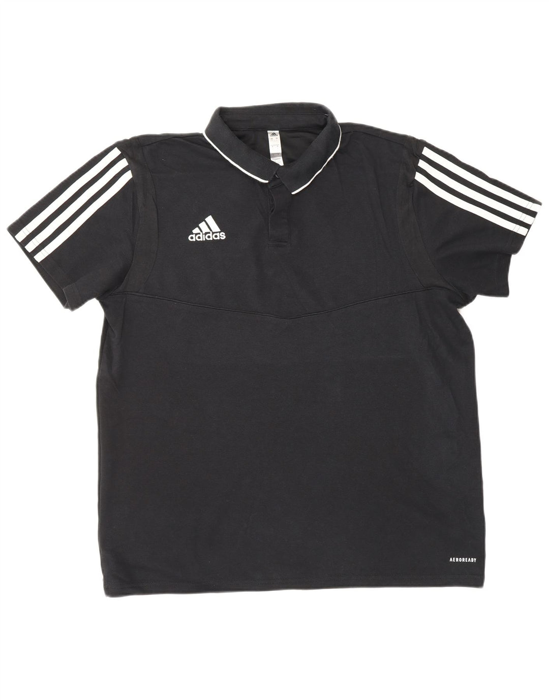 Męska koszulka polo ADIDAS Aeroready, duża, czarna, bawełniana