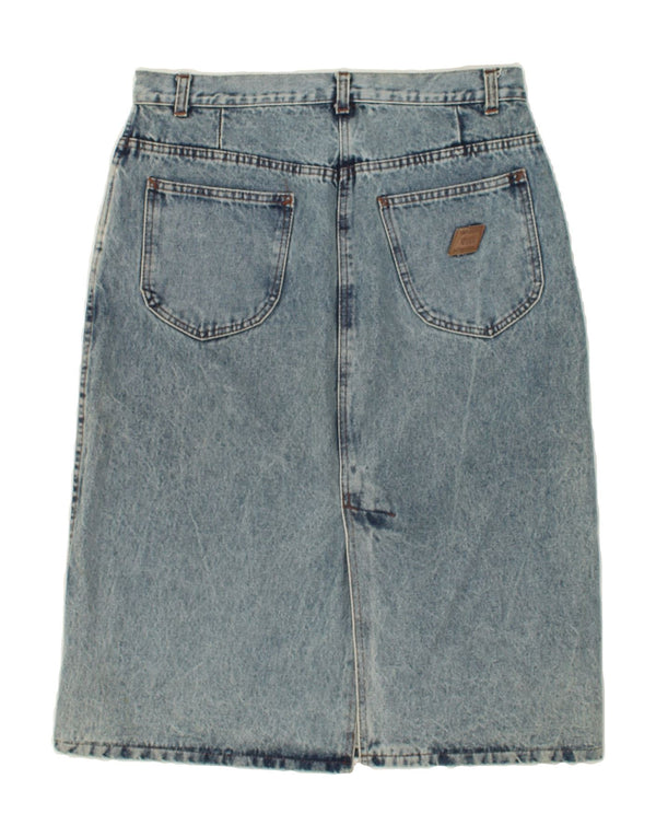 CARRERA Womens Denim Skirt W32 Large Blue Cotton