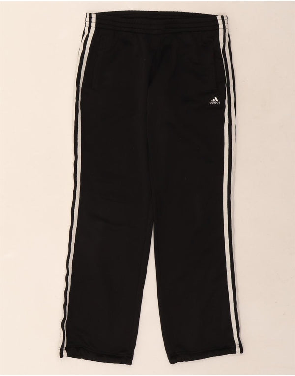 Damskie spodnie dresowe Adidas UK 8/10, małe, czarne, poliestrowe