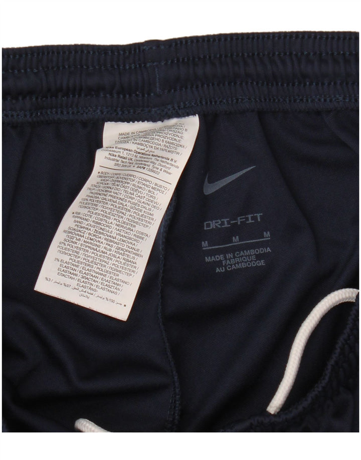 Męskie spodnie dresowe Nike Dri Fit, średni granatowy poliester