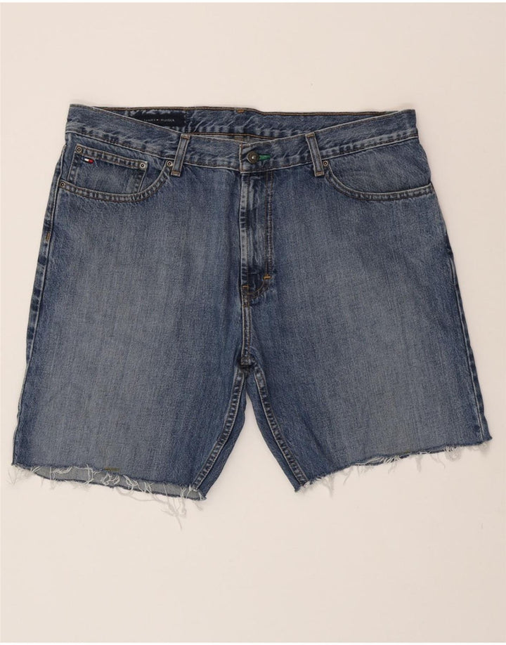 TOMMY HILFIGER Mens Denim Shorts W36 Large Blue Vintage Tommy Hilfiger and Second-Hand Tommy Hilfiger from Messina Hembry 