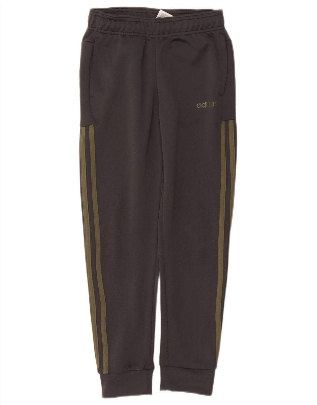 Chłopięce spodnie dresowe ADIDAS Joggers 9-10 lat Szara bawełna