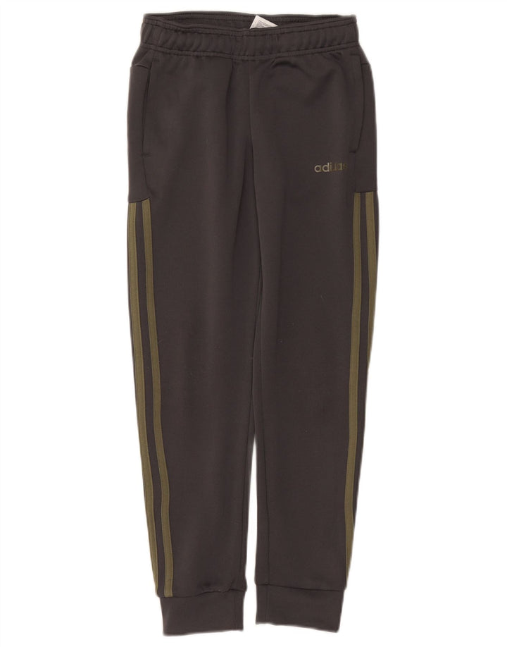 Chłopięce spodnie dresowe ADIDAS Joggers 9-10 lat Szara bawełna