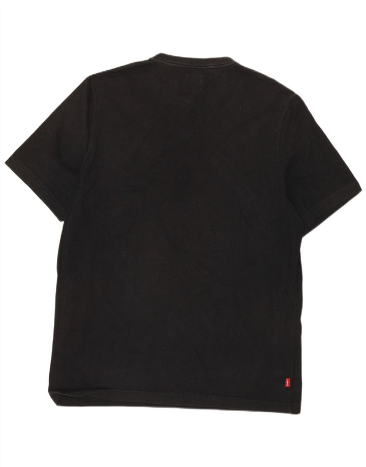 Męski T-shirt LEVI'S, duży, czarny, bawełniany