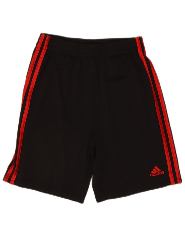Chłopięce spodenki sportowe Adidas 14-15 lat, duże, czarne, poliestrowe