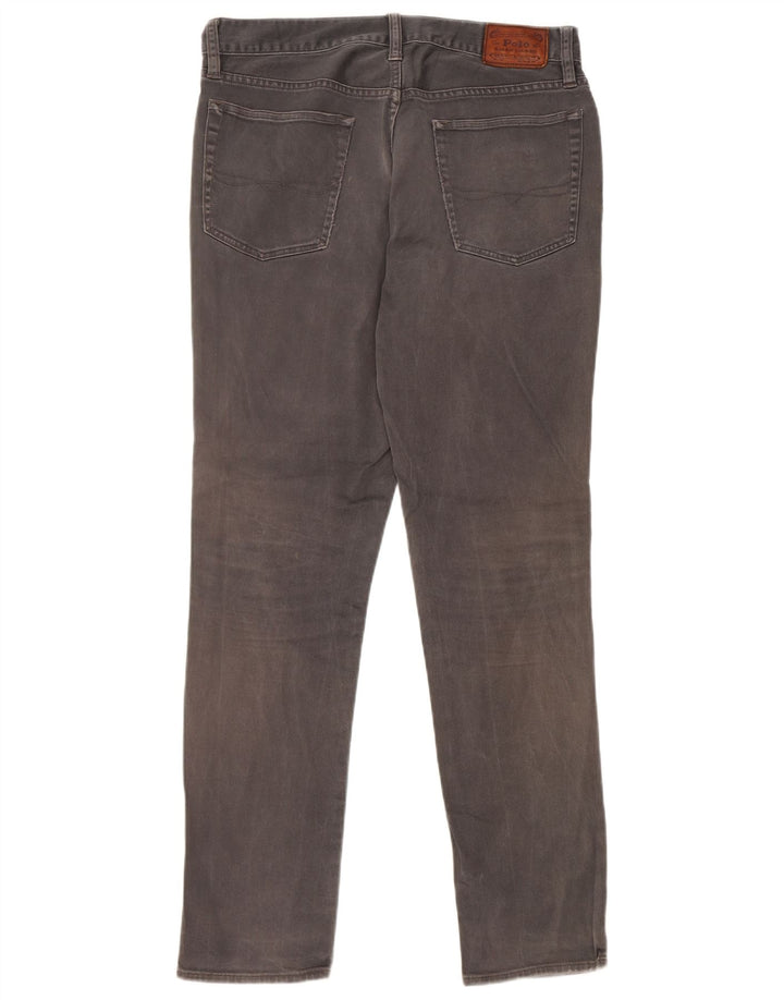 Męskie jeansy slim fit Ralph Lauren W32 L32 Szara bawełna