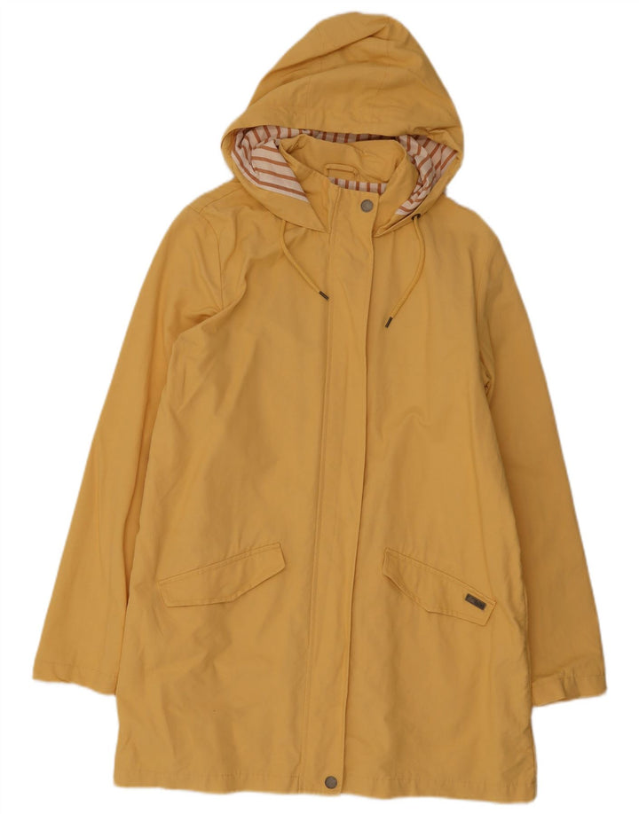 Damska kurtka parka z kapturem Roxy UK 16, duża, żółta bawełna