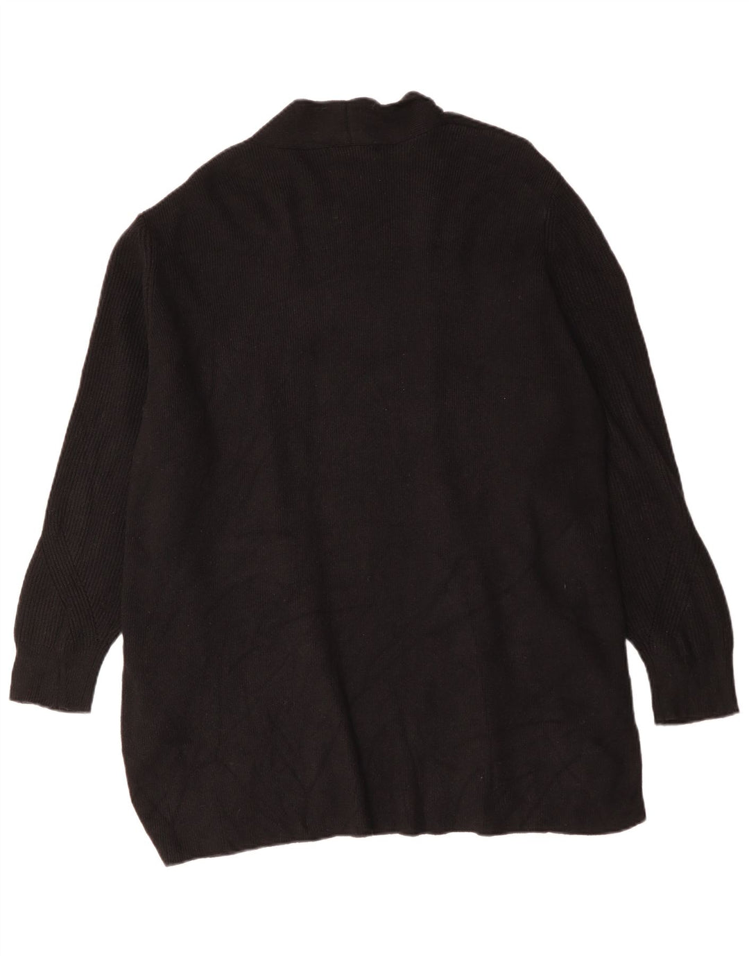 Marks & Spencer Damski długi sweter rozpinany UK 24 4XL czarny