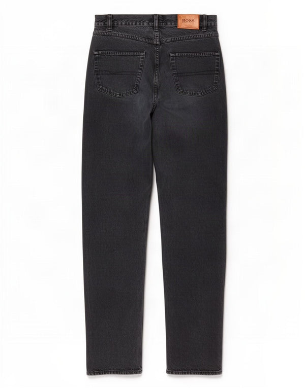 Hugo Boss Męskie Arkansas Zwężane dżinsy W33 L36 Czarna bawełna