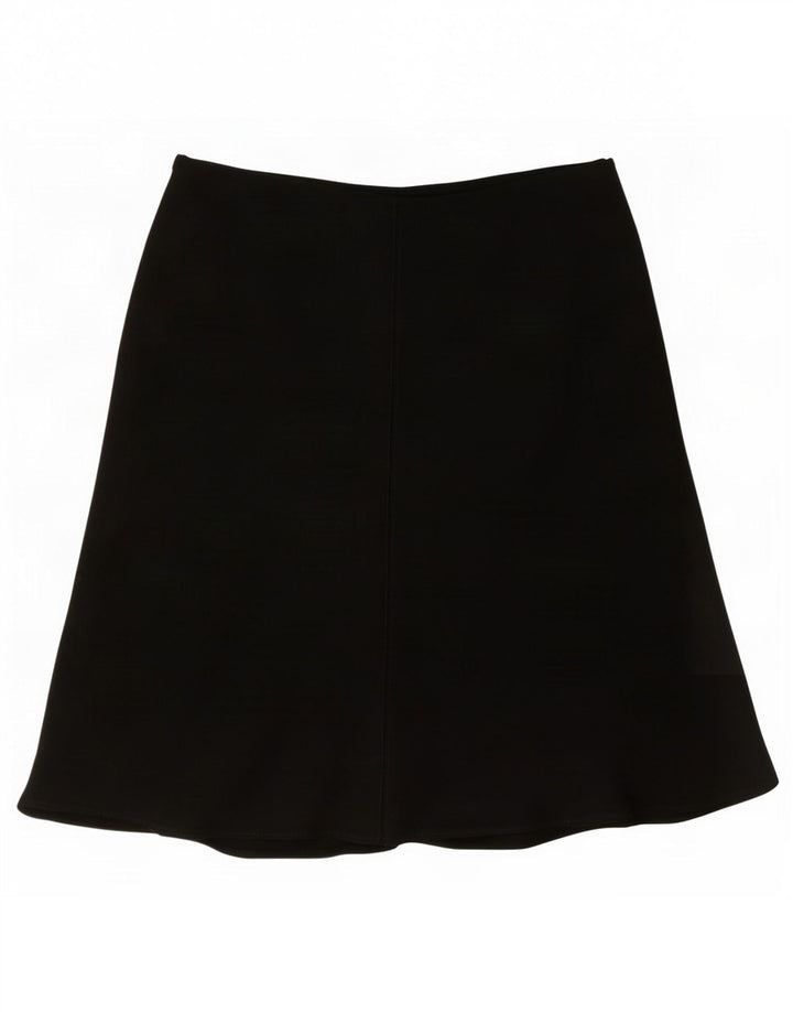 Marks & Spencer Damska spódnica w kształcie litery A UK 12 Medium W30 Czarny poliester