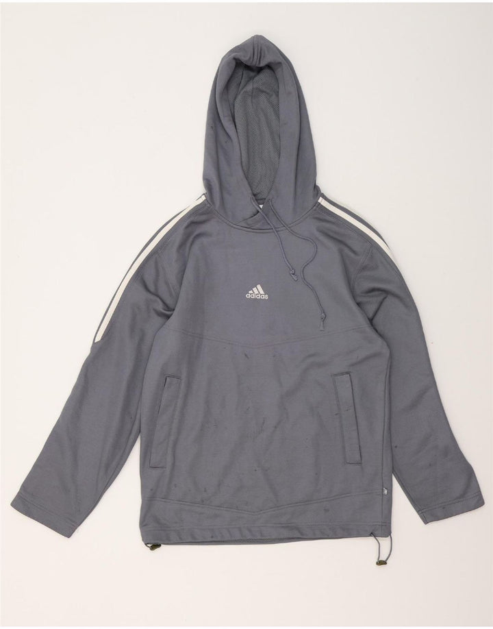 Męski sweter z kapturem ADIDAS UK 34/36, mały szary