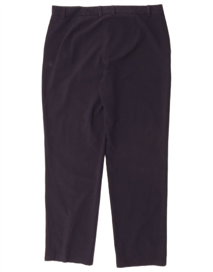 Damskie spodnie garniturowe Marks & Spencer UK 12 Medium W30 L28 Granatowe