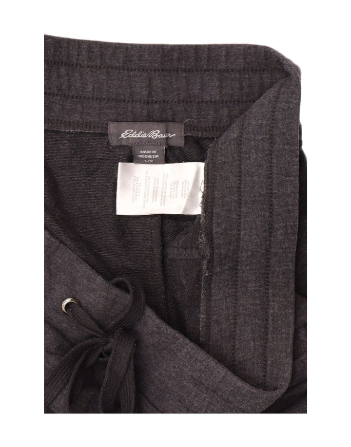 EDDIE BAUER Womens Sport Shorts UK 14 Large  Grey Cotton Vintage Eddie Bauer and Second-Hand Eddie Bauer from Messina Hembry 
