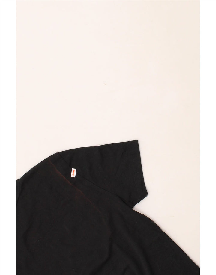 VANS Womens Graphic T-Shirt Top UK 12 Medium Black Cotton Vintage Vans and Second-Hand Vans from Messina Hembry 
