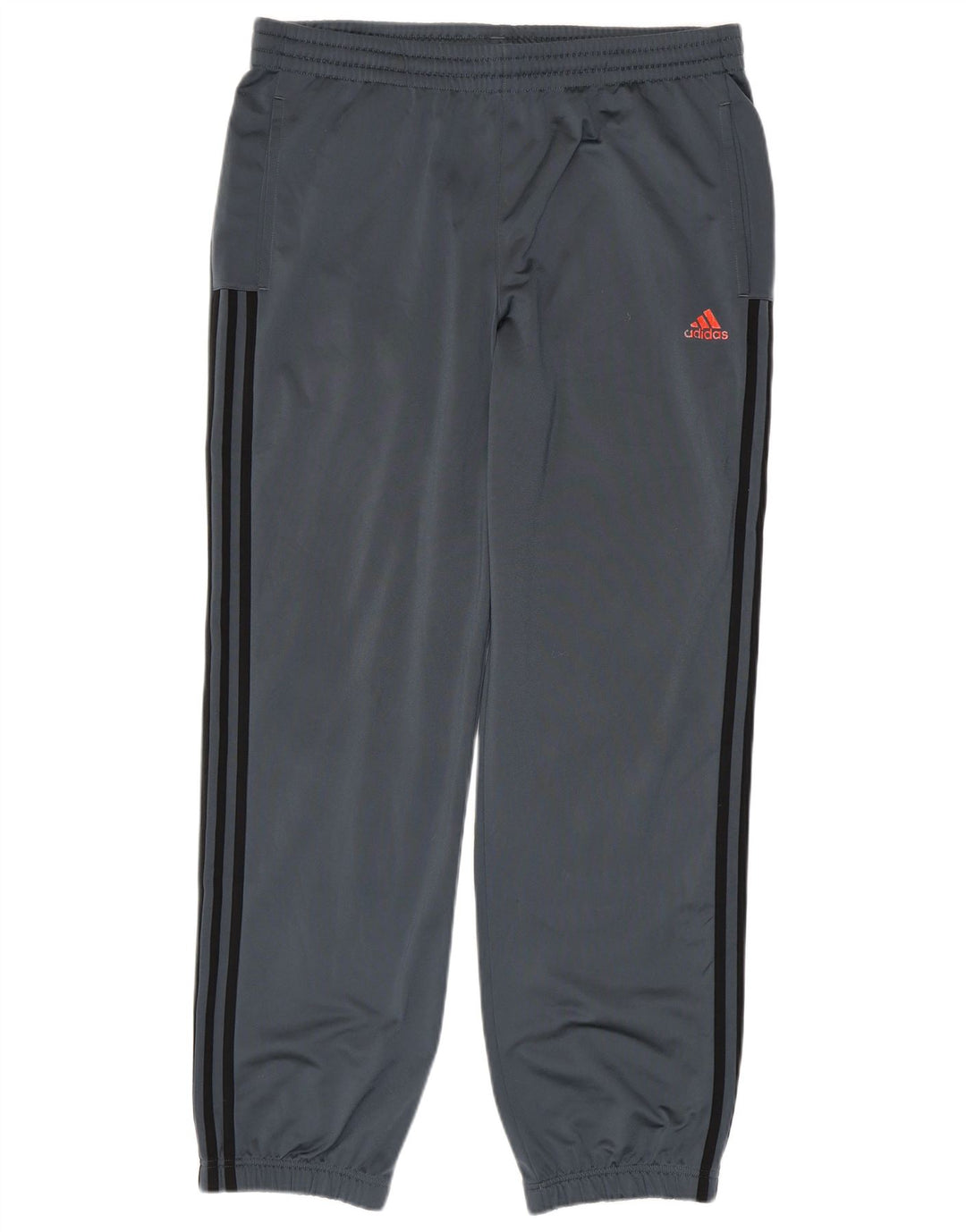 Męskie spodnie dresowe ADIDAS Joggers UK 44/46, duży, szary poliester