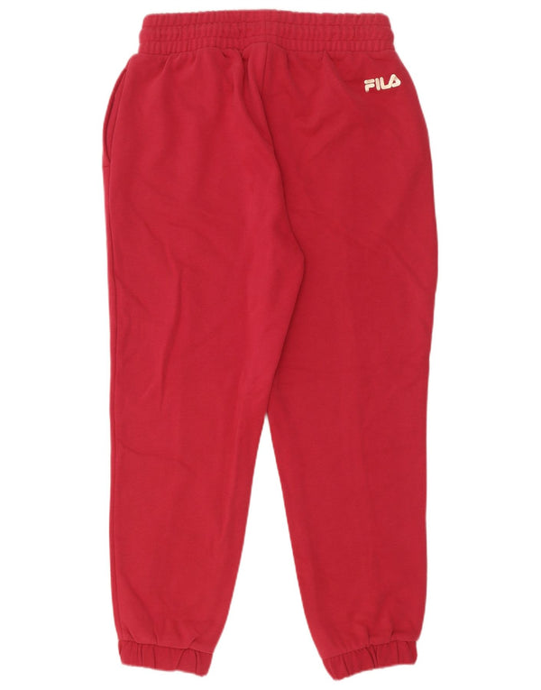 Damskie spodnie dresowe Fila Joggers UK 10 Small Red Cotton