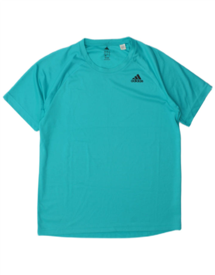 Adidas Męska koszulka Climalite Top średni turkus