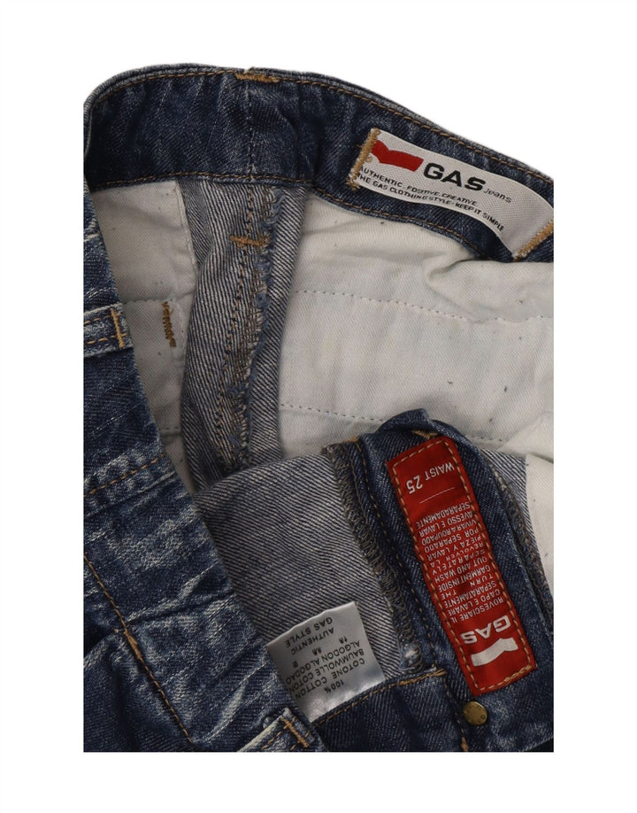 GAS Womens Bootcut Jeans  W25 L29 Blue Cotton Vintage Gas and Second-Hand Gas from Messina Hembry 