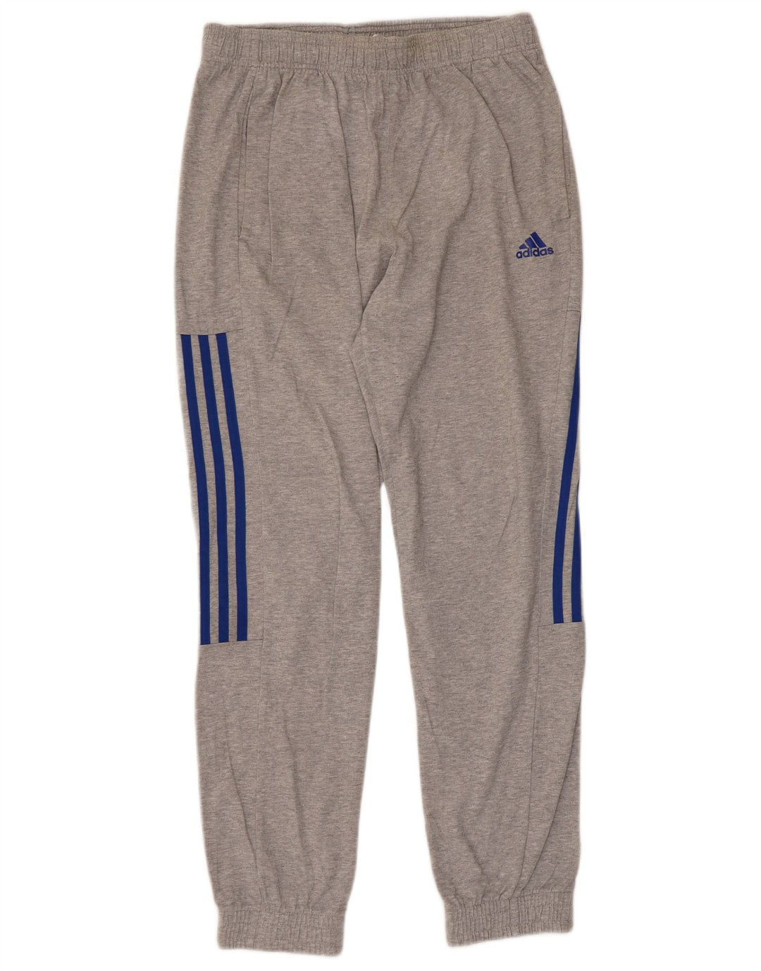 Męskie spodnie dresowe Adidas, średnioszare, bawełniane