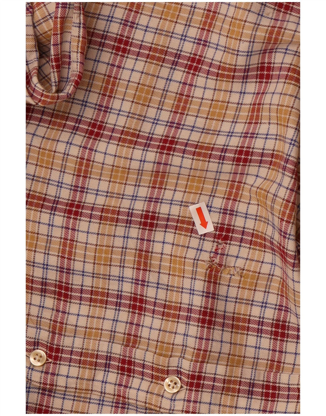 Męska koszula flanelowa Avirex w średnią wielobarwną kratkę