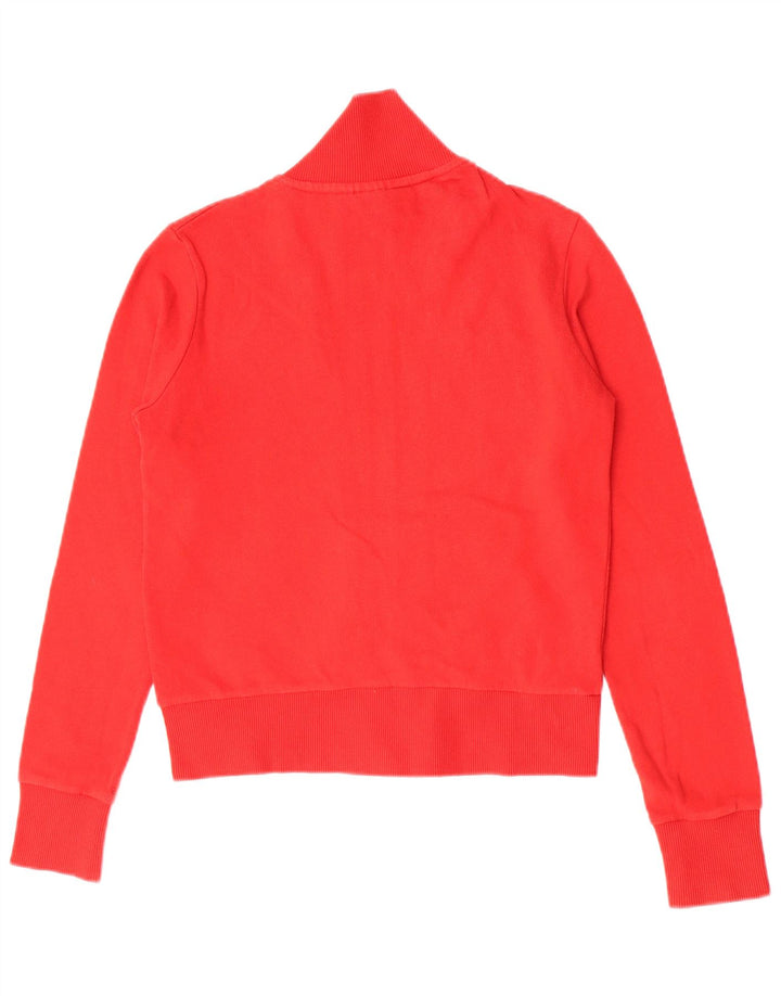 Damska kurtka dresowa Woolrich Graphic UK 12, średnia czerwona bawełna