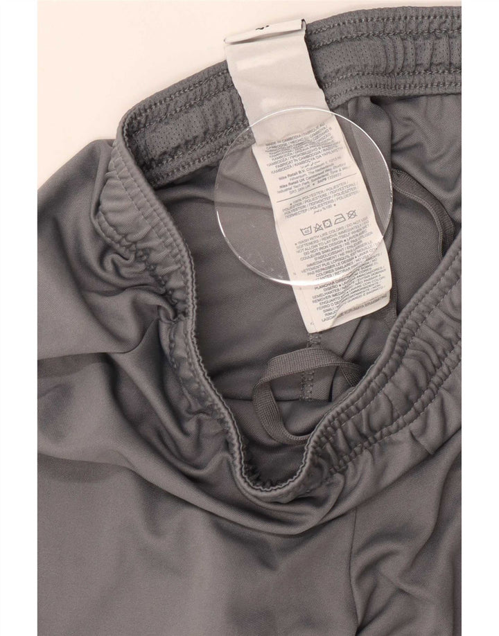 Męskie spodenki sportowe Nike Dri Fit Slim, mały, szary poliester z blokami kolorów