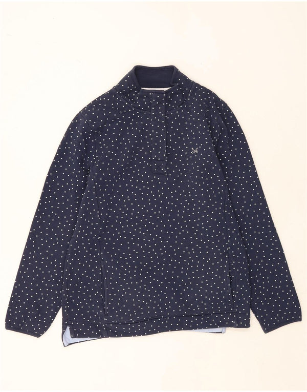 Damska bluza Crew Clothing Jumper UK 14, duża, granatowa w cętki