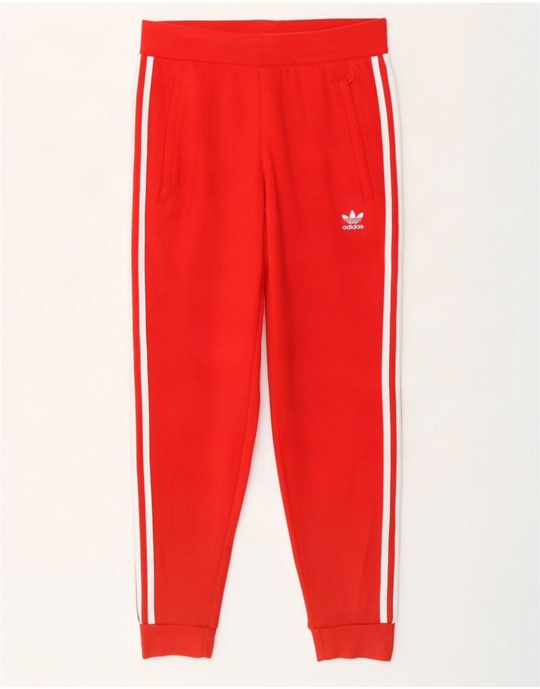 Adidas Męskie Spodnie Dresowe Joggery Małe Czerwone Bawełniane