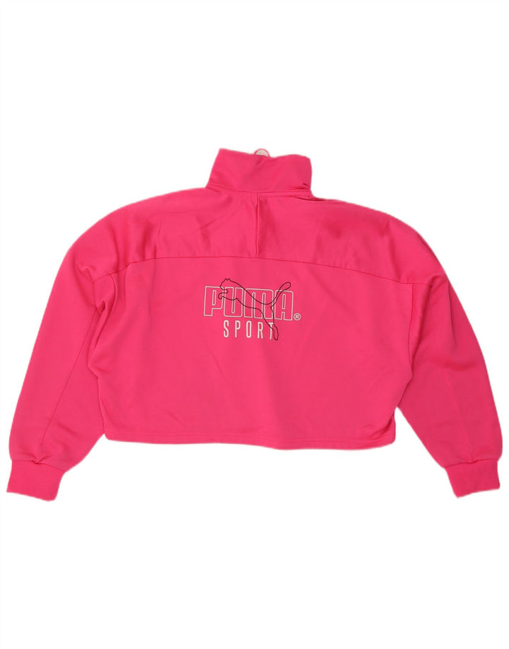 Damska bluza Puma Oversize z grafiką i zamkiem błyskawicznym, UK 14, średni róż