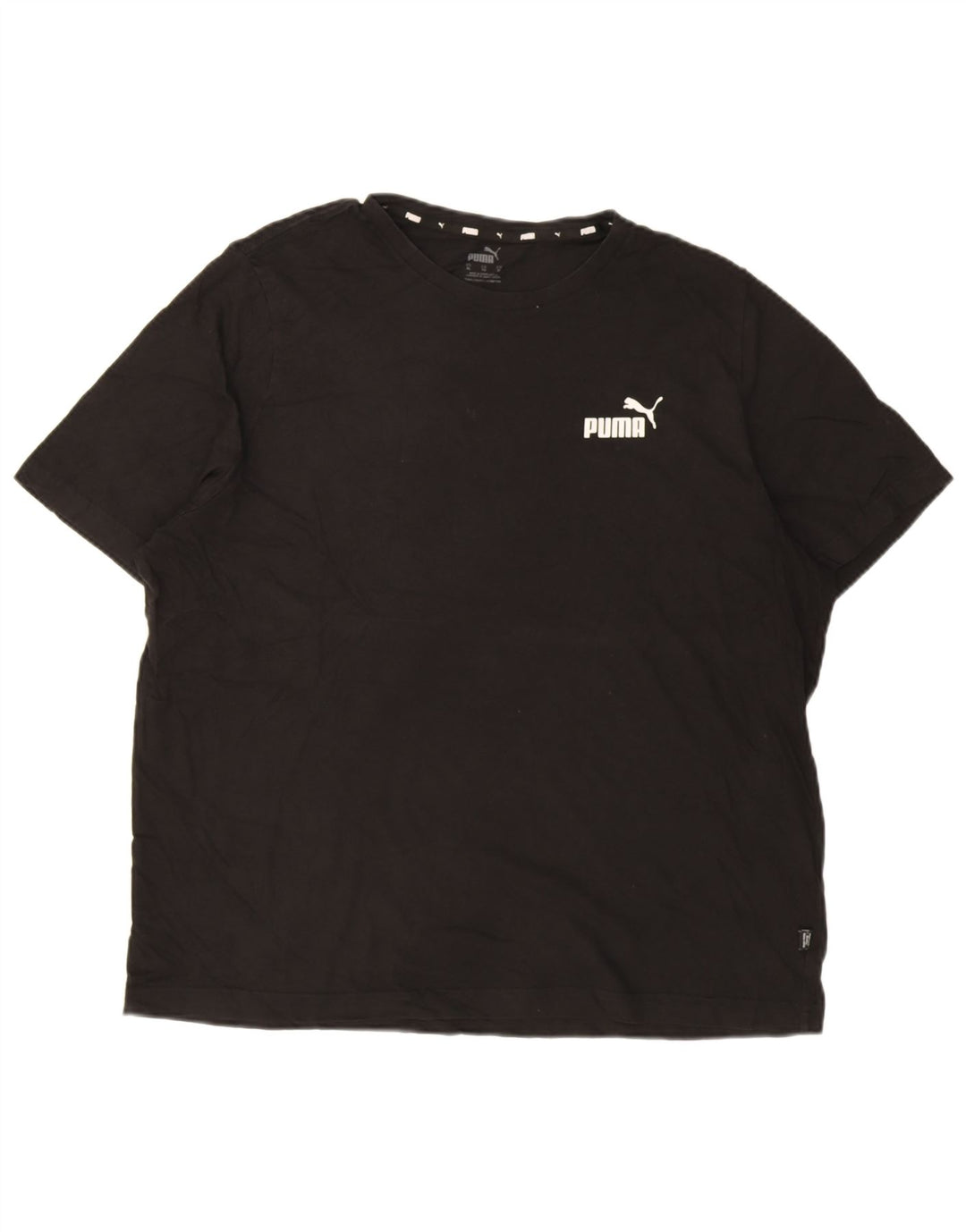 T-shirt męski Puma XL, czarny, bawełniany