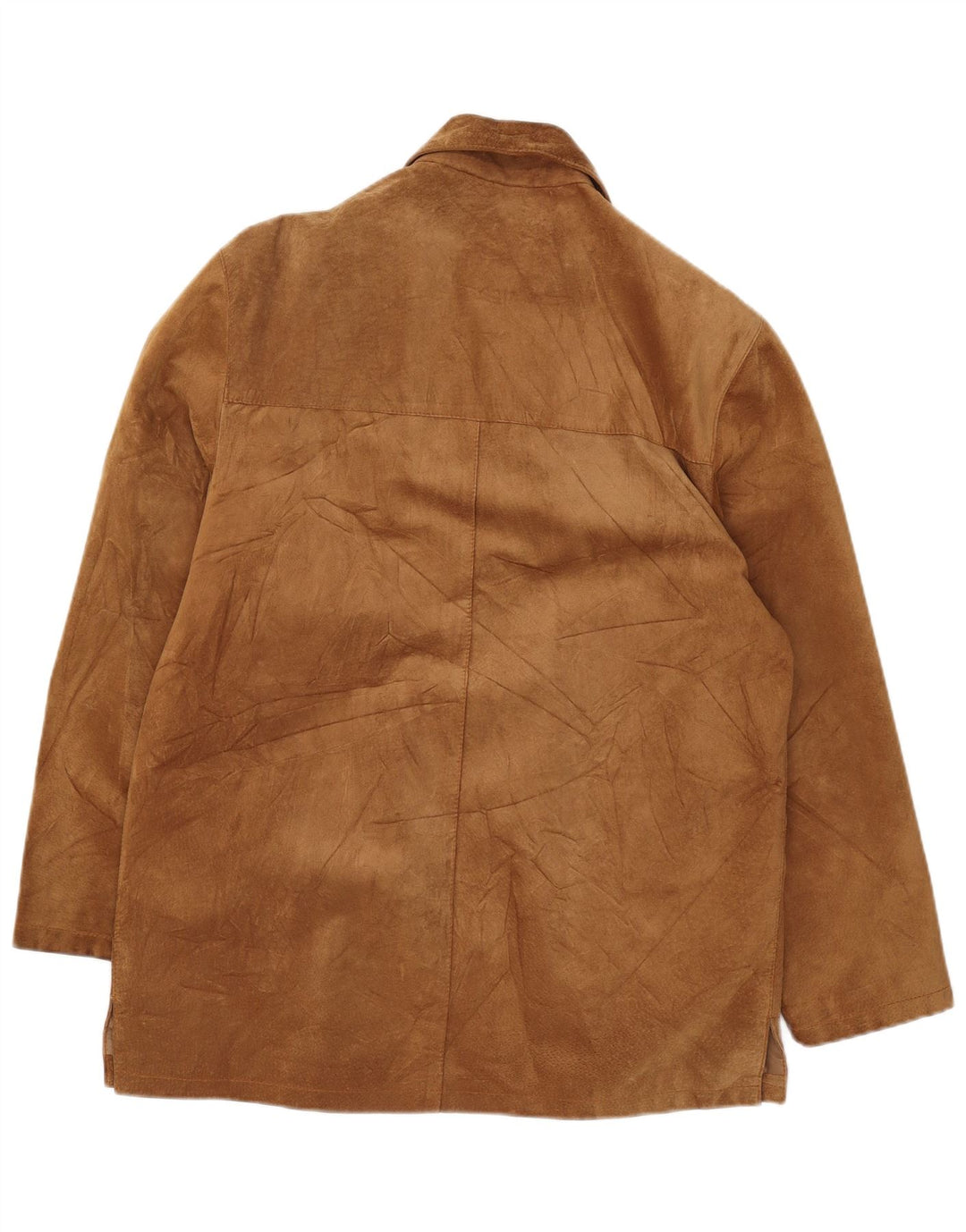 Vintage męska zamszowa kurtka IT 52 XL brązowa skóra