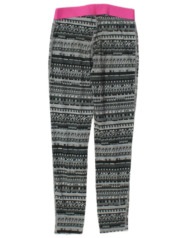 Damskie legginsy Nike Graphic UK 12, średnioszary, geometryczny poliester