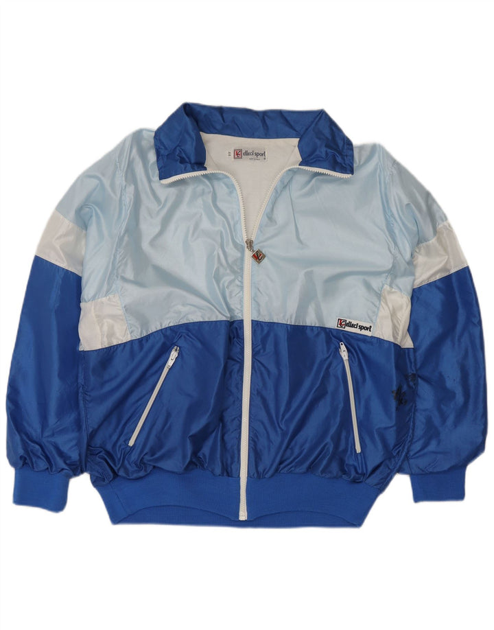 Damska bluza dresowa typu oversize w stylu vintage IT 44 w kolorze średnioniebieskim