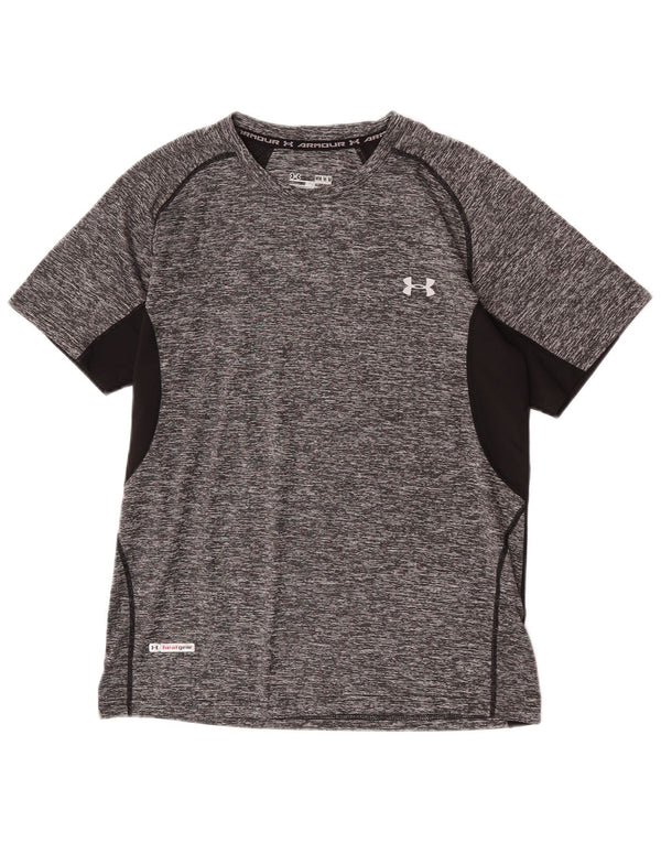 Męska koszulka Under Armour Heat Gear z grafiką, w kolorze średnioszarym