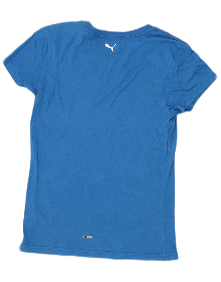 Damska koszulka z grafiką PUMA Top UK 10 Small Blue