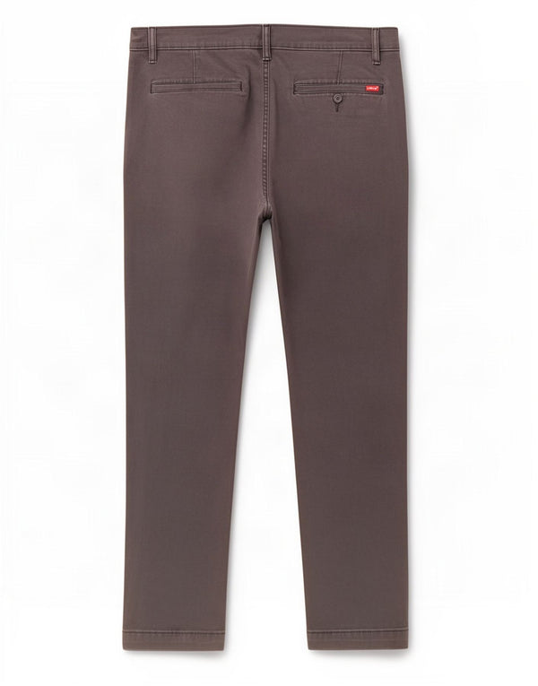 Męskie zwężane spodnie chino Levi's W36 L29 Szara bawełna
