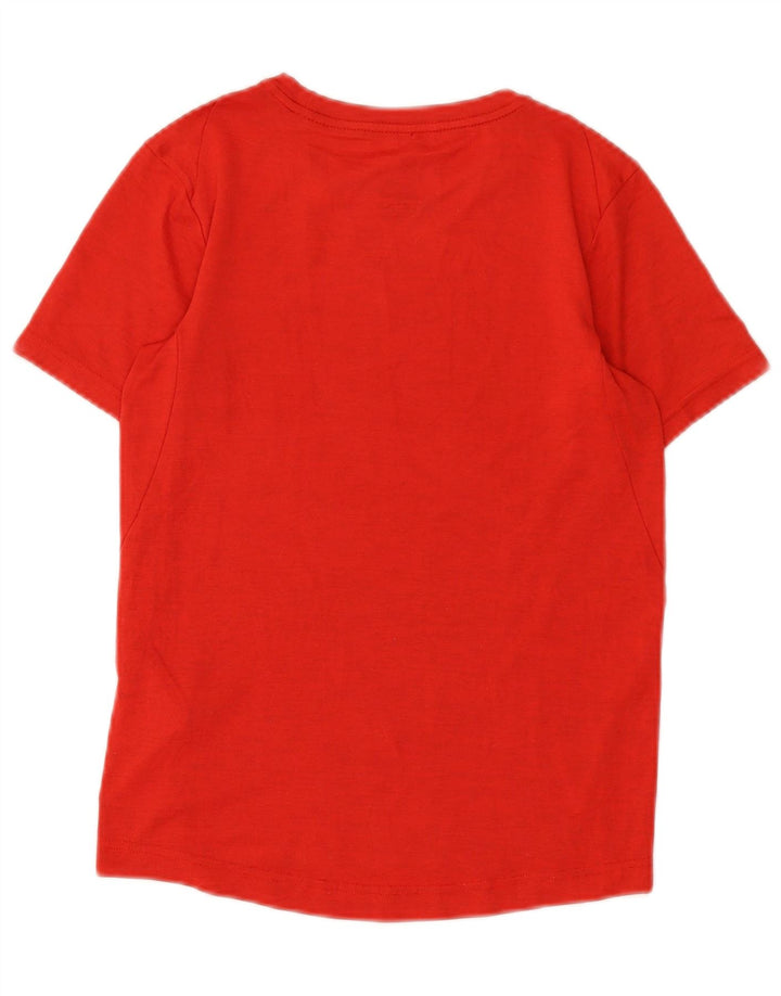 Chłopięcy t-shirt Nike Dri Fit na 10-11 lat, średni, czerwony, nakrapiany poliester