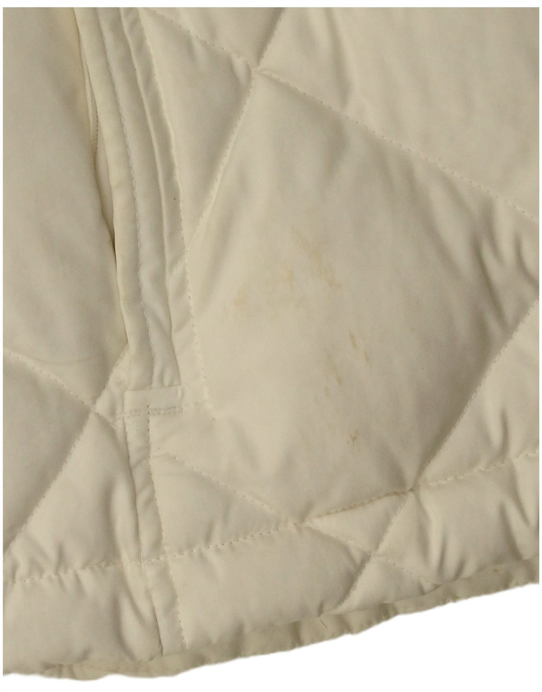 Damska wyściełana kurtka z kapturem NIKE UK 10/12 Średni biały poliester