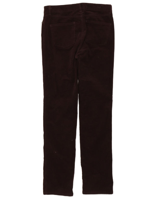 Damskie spodnie sztruksowe Marks & Spencer UK 12 Medium W32 L32 Brązowe