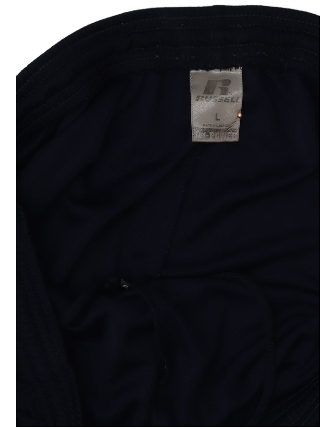 Męskie spodnie dresowe RUSSELL ATHLETIC Dri-Power, duże, granatowe