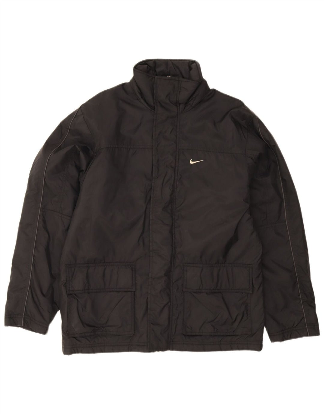Męska wyściełana kurtka Nike UK 36/38 Mały czarny nylon