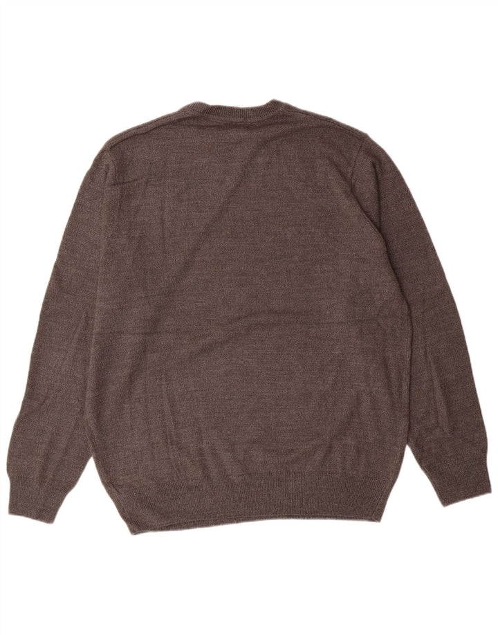 Męski sweter z wycięciem pod szyją Dockers, duży, szary Argyle/diamentowy akryl